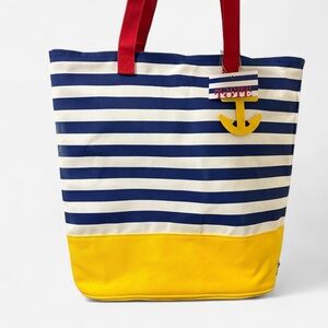 Barnes & Noble French Stripe Canvas Summer Tote